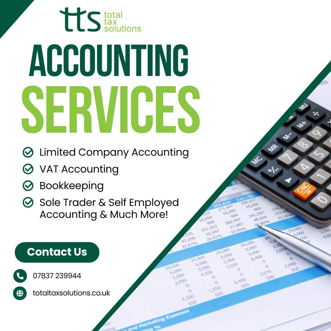 A graphic that says 'Accounting Services'.